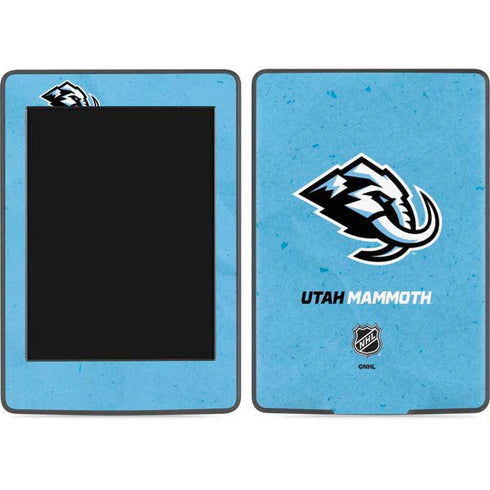 NHL Utah Mammoth Distressed Blue Amazon Kindle Skin